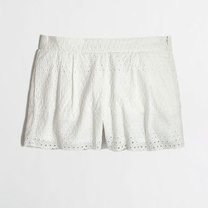 J Crew Factory eyelet shorts